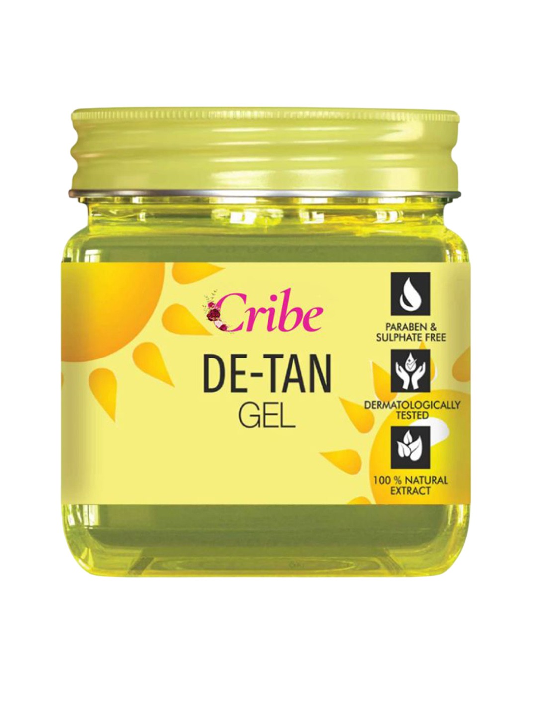 

CRIBE Detan Gel For Soothes Skin - 100 g, Yellow