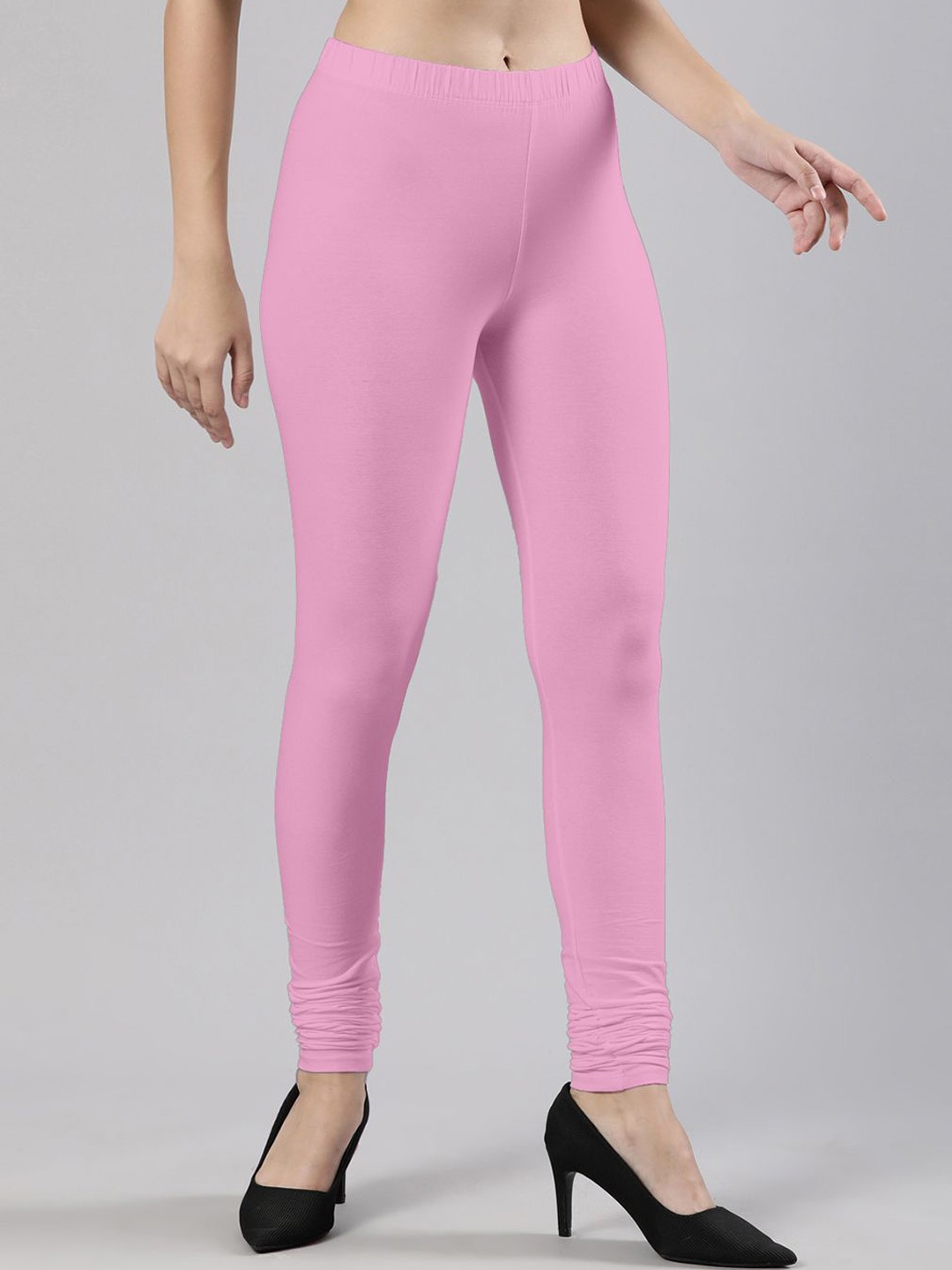

Femmora Mid-Rise Churidar-Length Leggings, Lavender