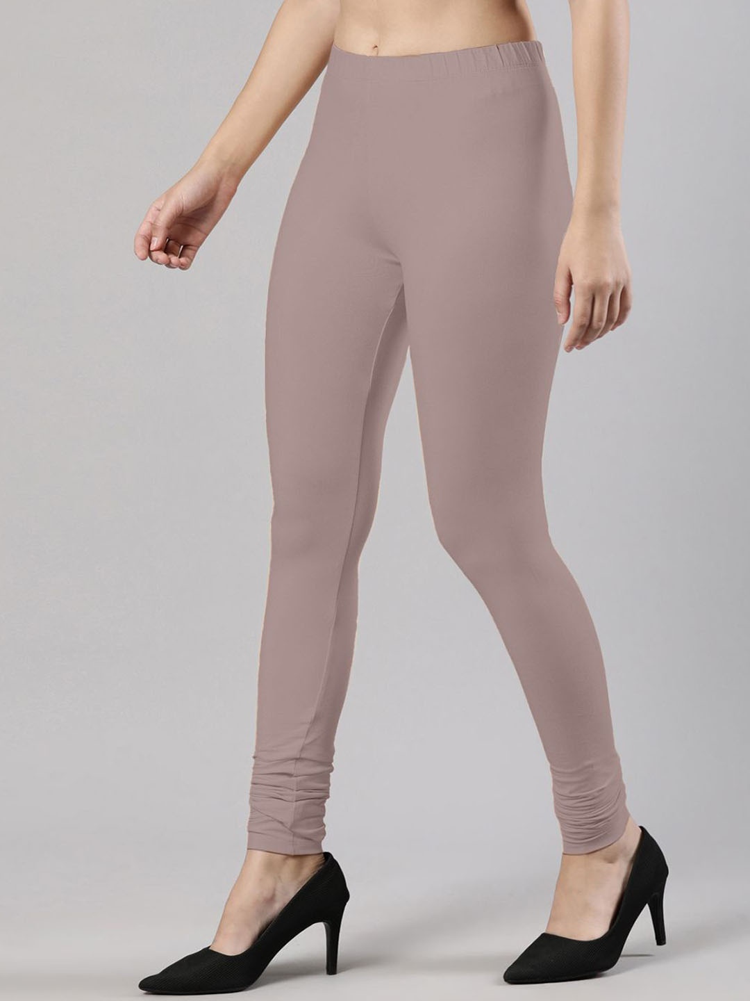

Femmora Mid-Rise Churidar-Length Leggings, Lavender