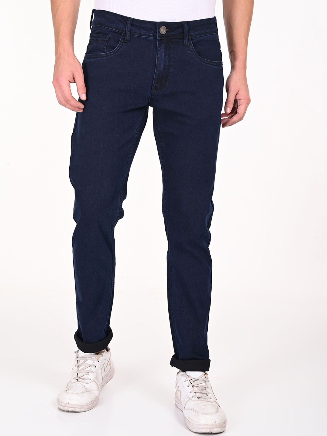

URBAN POCHE Men Slim Fit Mid-Rise Stretchable Jeans, Blue