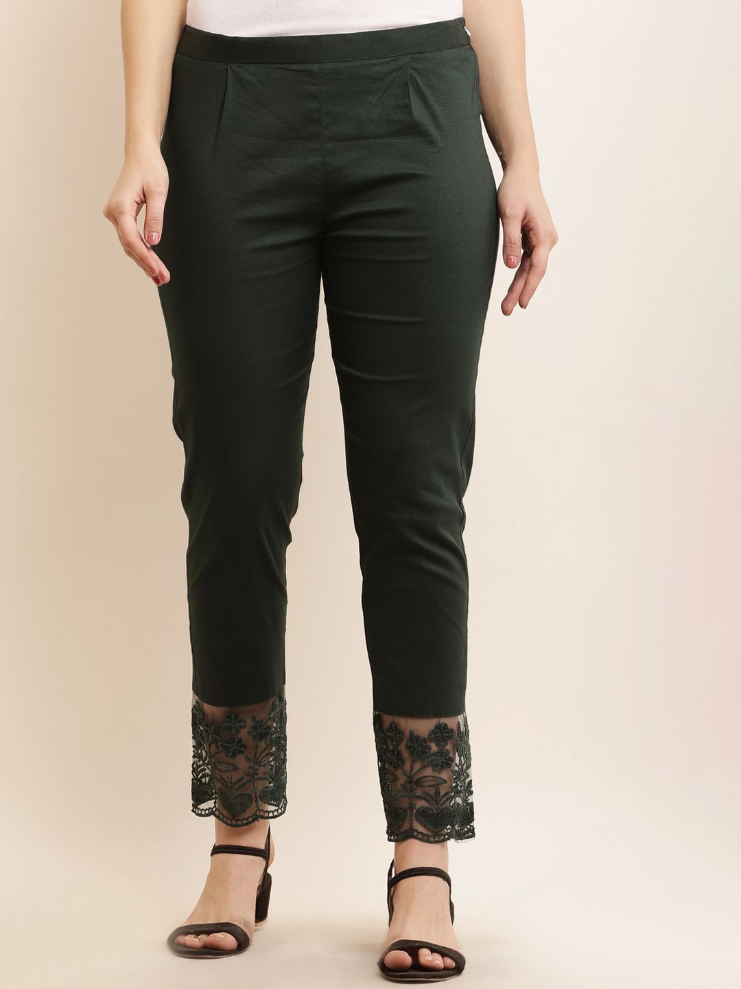 

Sellingsea Women Trousers, Green