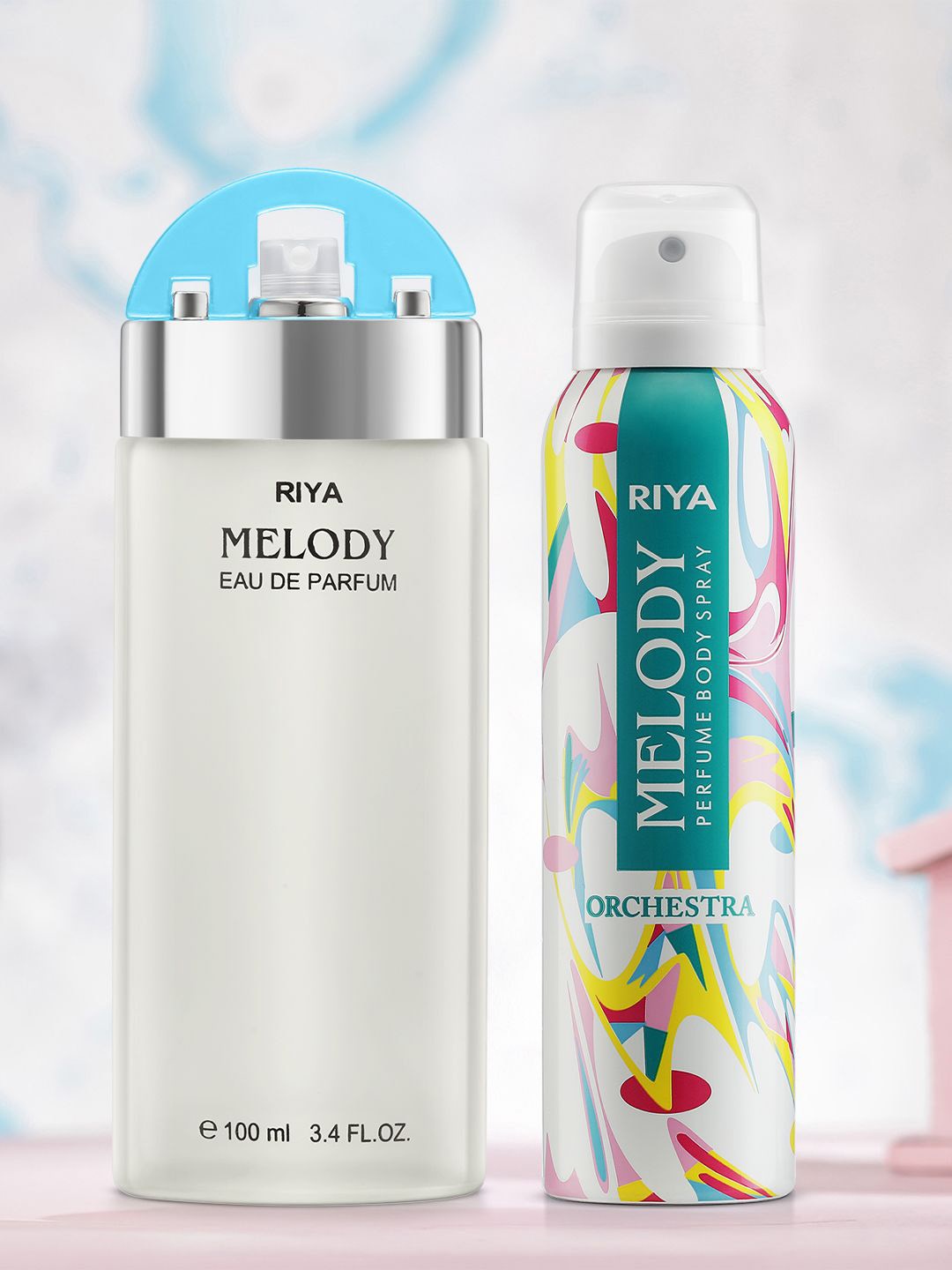 

RIYA Melody Set Of 2 Long Lasting Eau De Perfume - 100 ml & Body Spray - 150 ml, Green