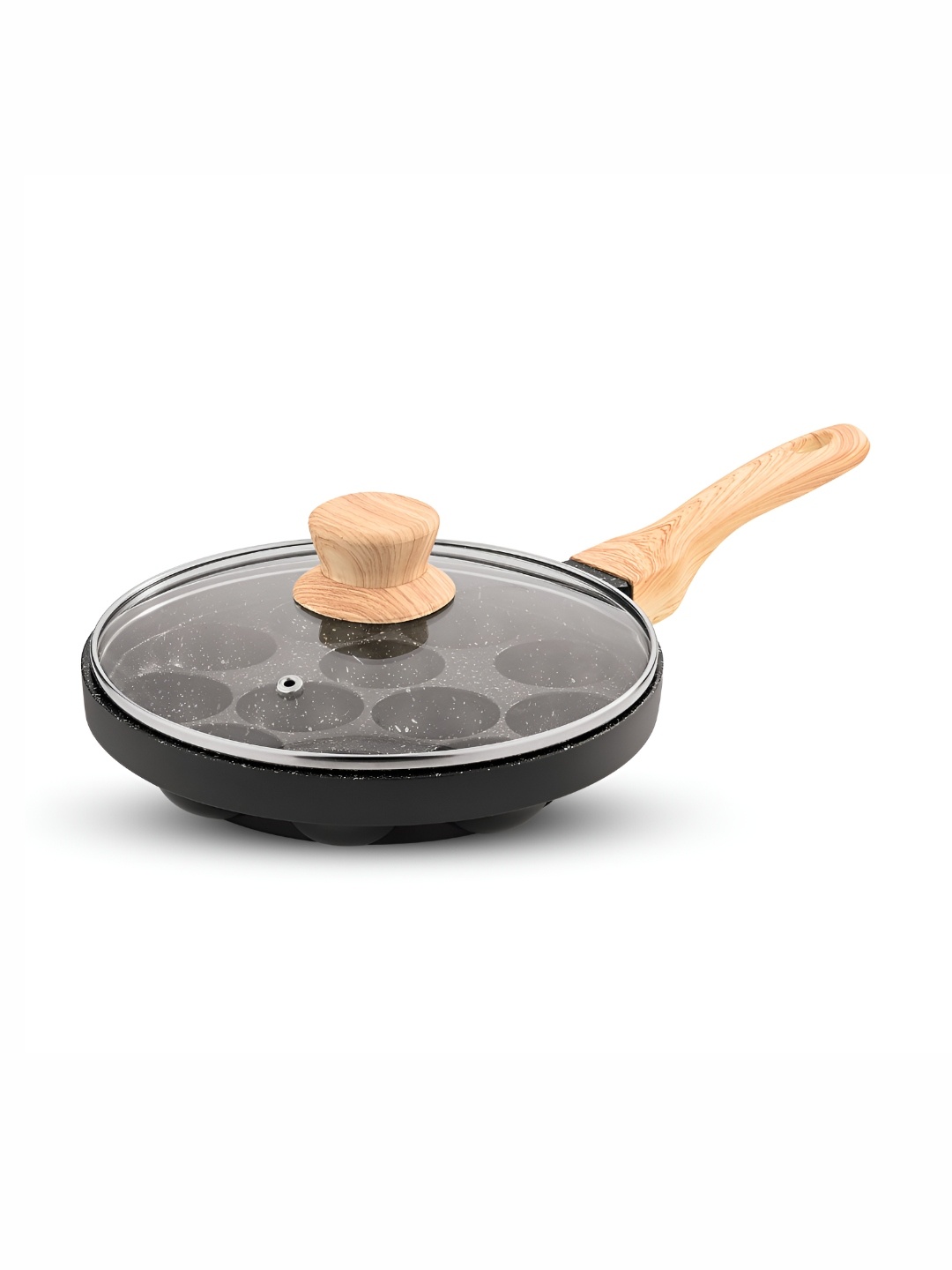 

BERGNER Bellini Plus Black 5-Layer Non-Stick Aluminium Appam Patra