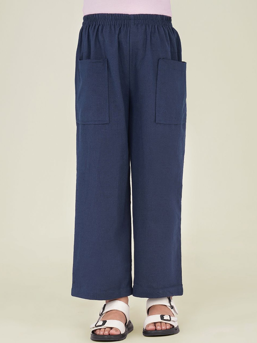 

SPARSA Unisex Kids Relaxed Loose Fit Trousers, Teal