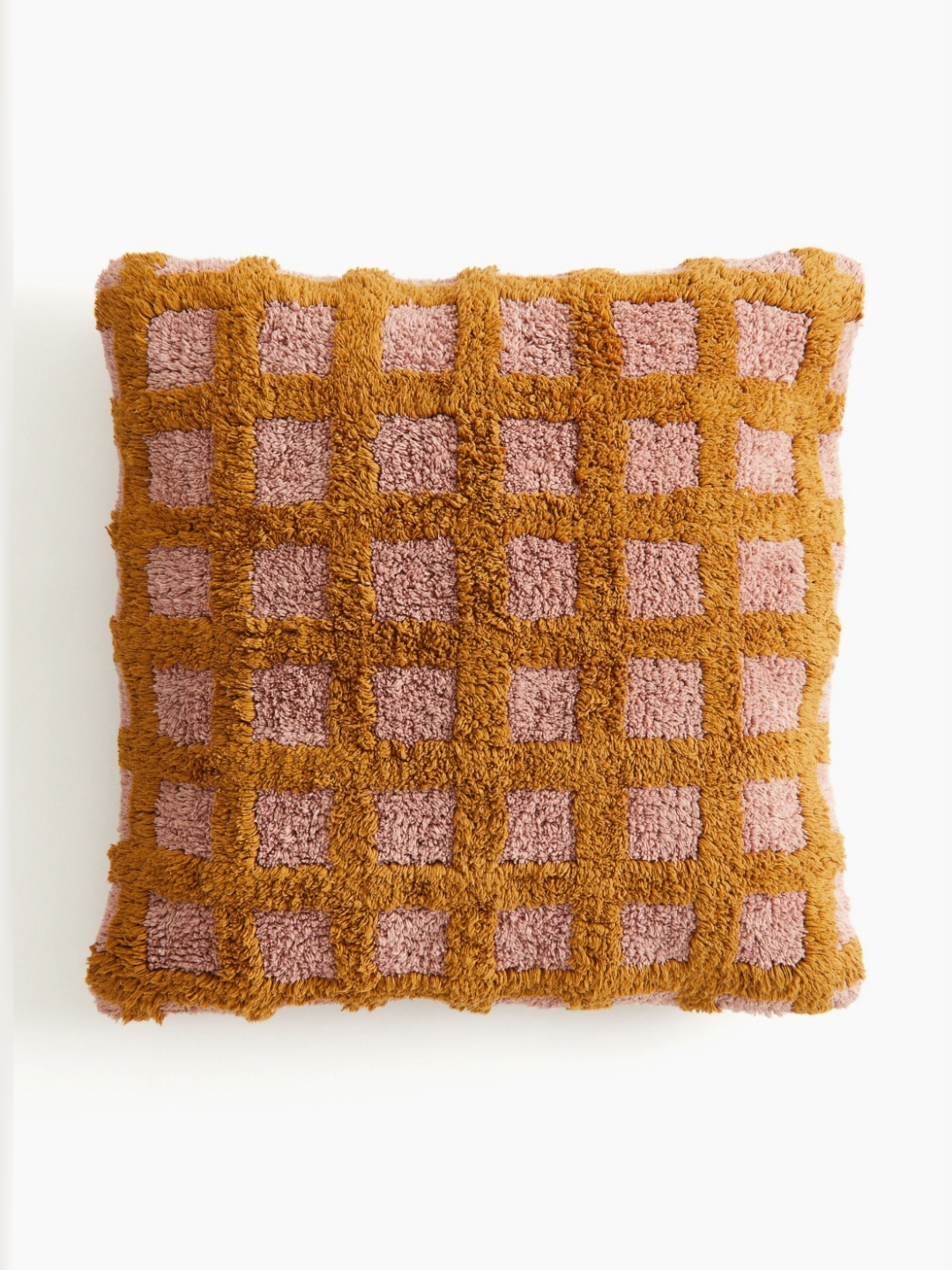 

H&M Orange Tufted Cotton Cushion Cover