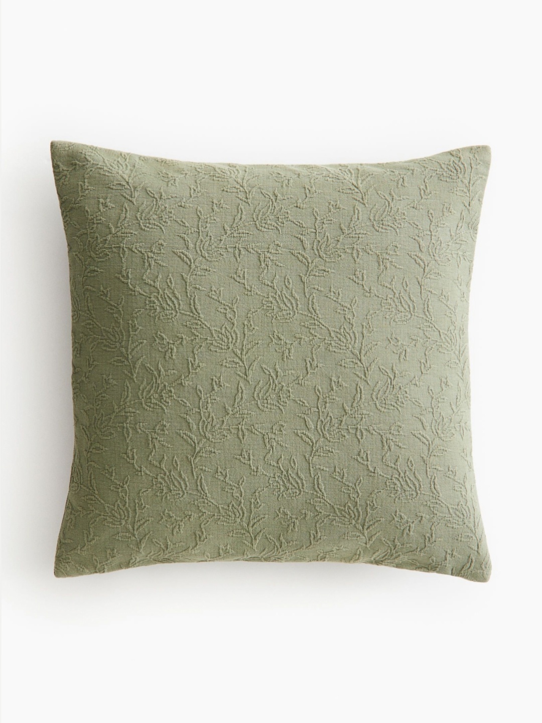 

H&M Green Textured-Weave Cushion Cover