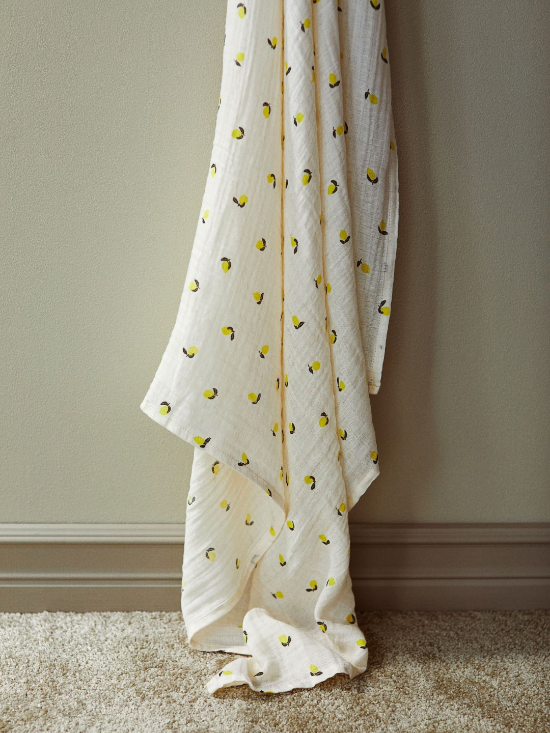 

H&M White Muslin Pure Cotton Baby Blanket