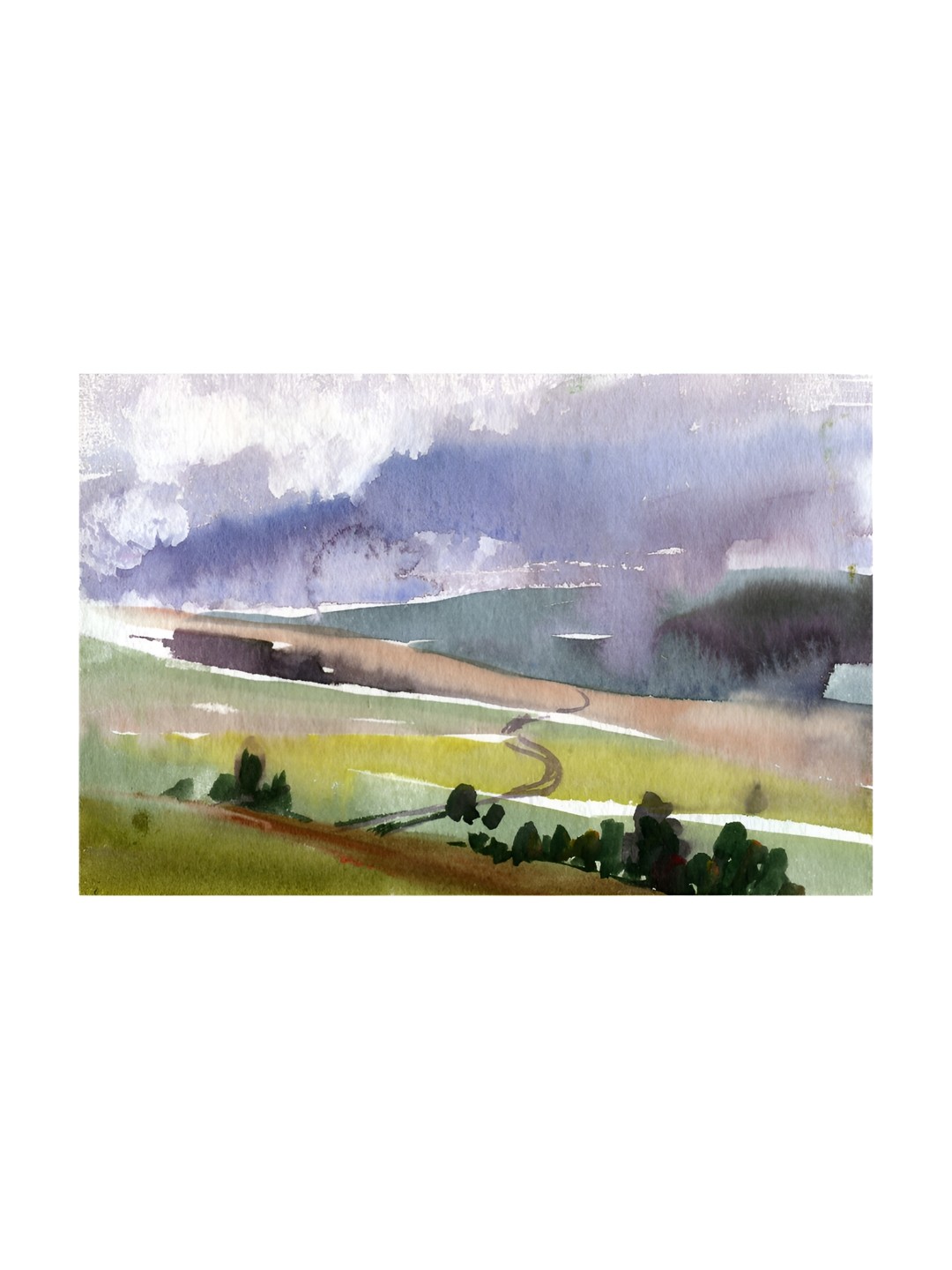 

Inephos White & Grey 1 Piece Printed Canvas Wall Art