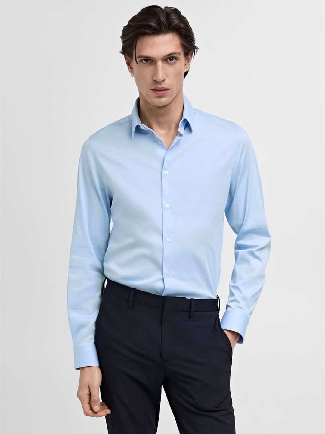 

MANGO MAN Formal Shirt, Blue