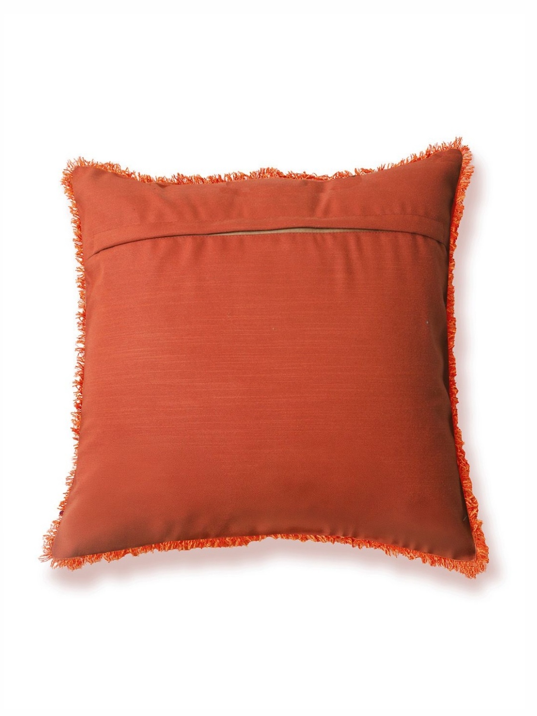 

ONSETHOMES Dastaan Rust Self Design Square Cushion Covers