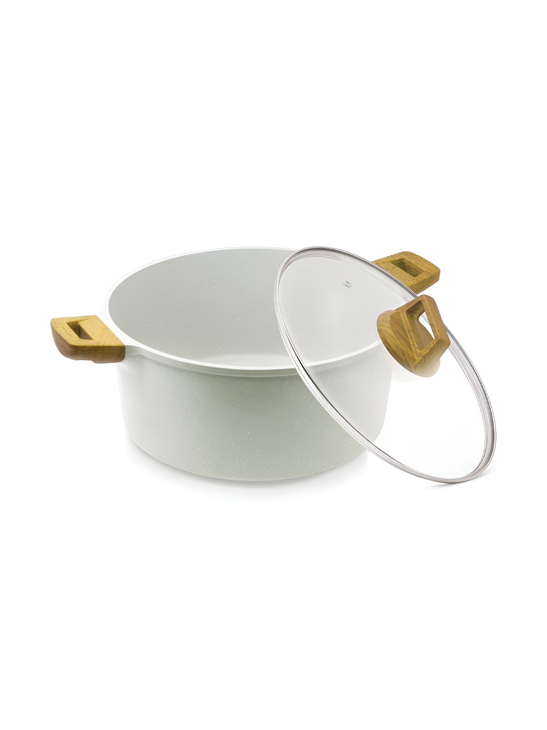 

BERGNER White 2025 Aluminium 1 Pieces Smooth Surface Cook and Serve Casserole