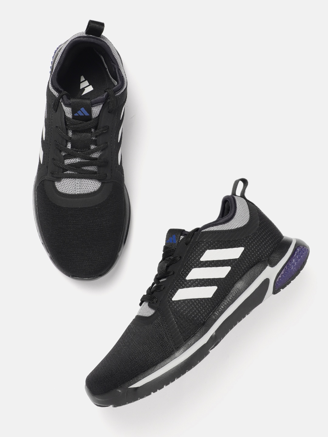 

ADIDAS Men Track-one Running Shoes, Black