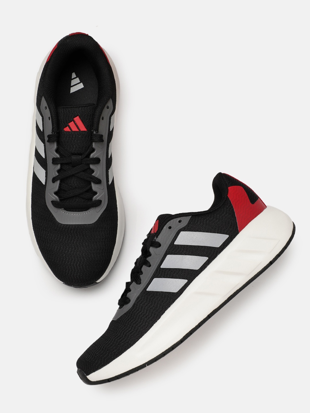 

ADIDAS Men Vent-shoot Running Shoes, Black