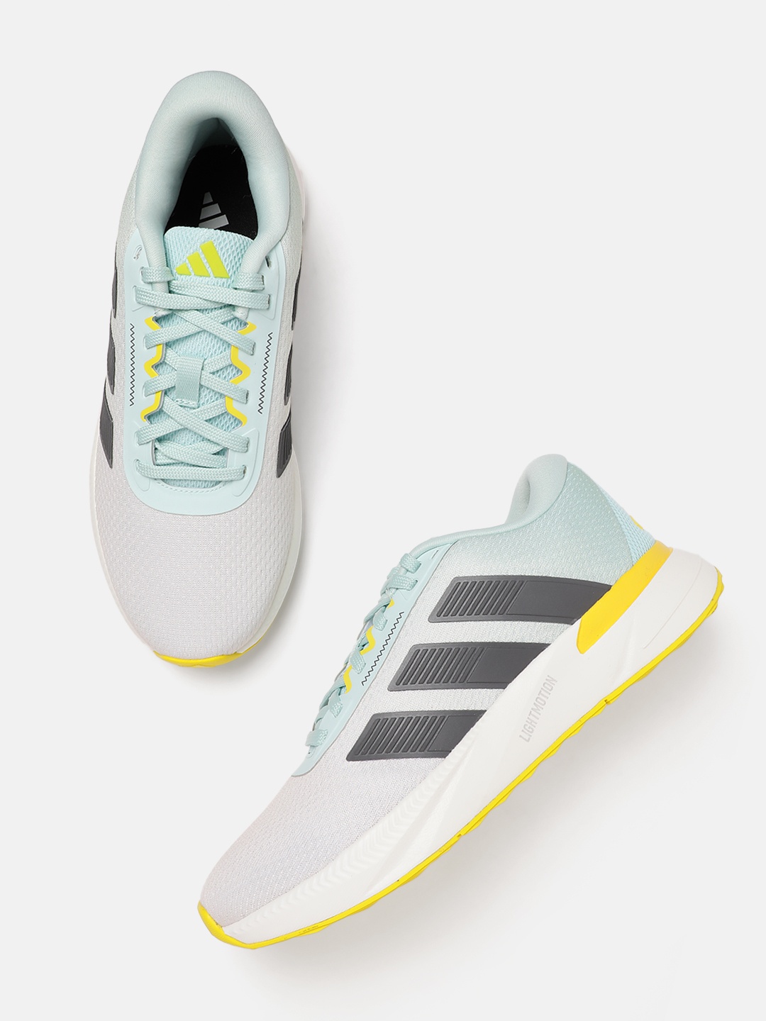

ADIDAS Men Lightrun Bold Ortholite Running Shoes, Grey