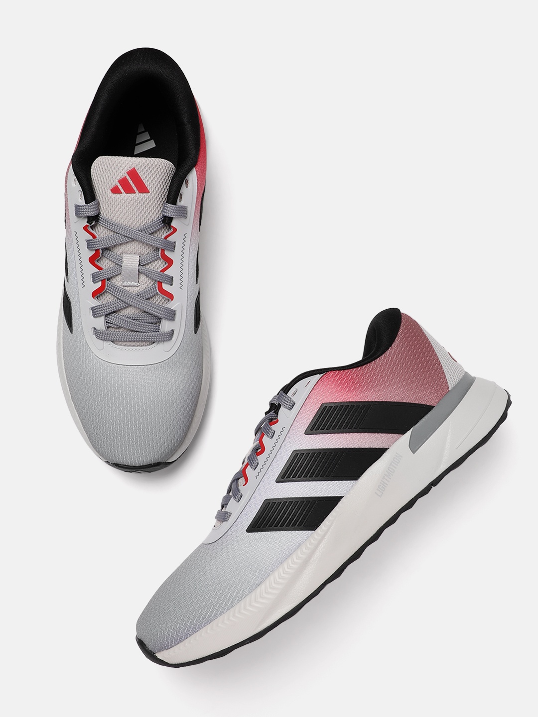 

ADIDAS Men Lightrun Bold Ortholite Running Shoes, Grey