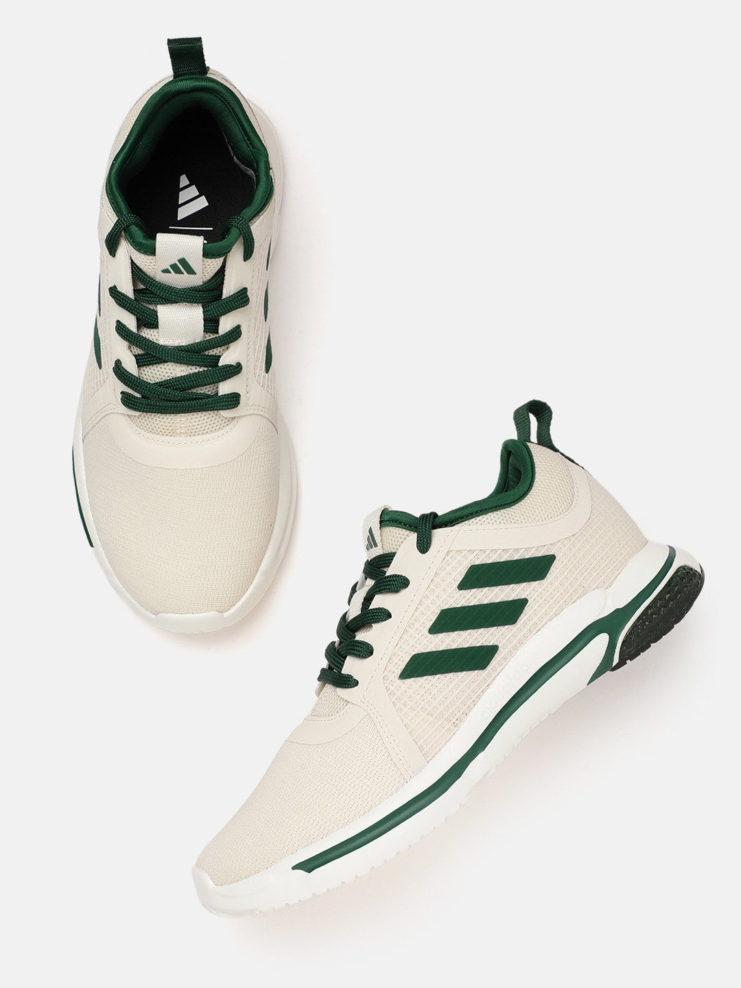 

ADIDAS Men Track-One Running Shoes, Off white