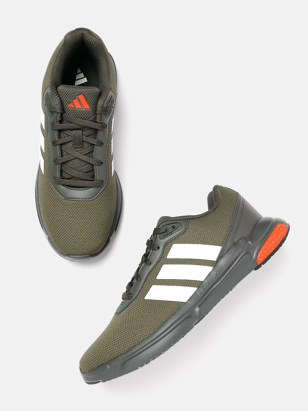 

ADIDAS Men Track Gait Ortholite Running Shoes, Olive