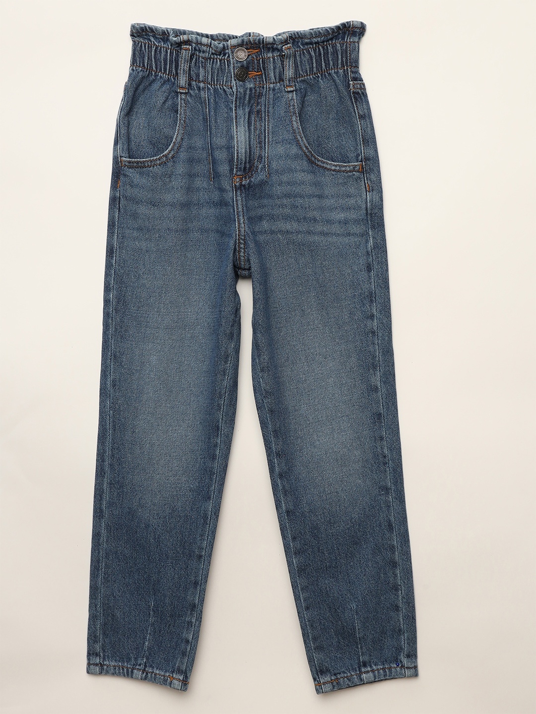 

XABIRI Girls Slim Fit Light Fade Jeans, Blue