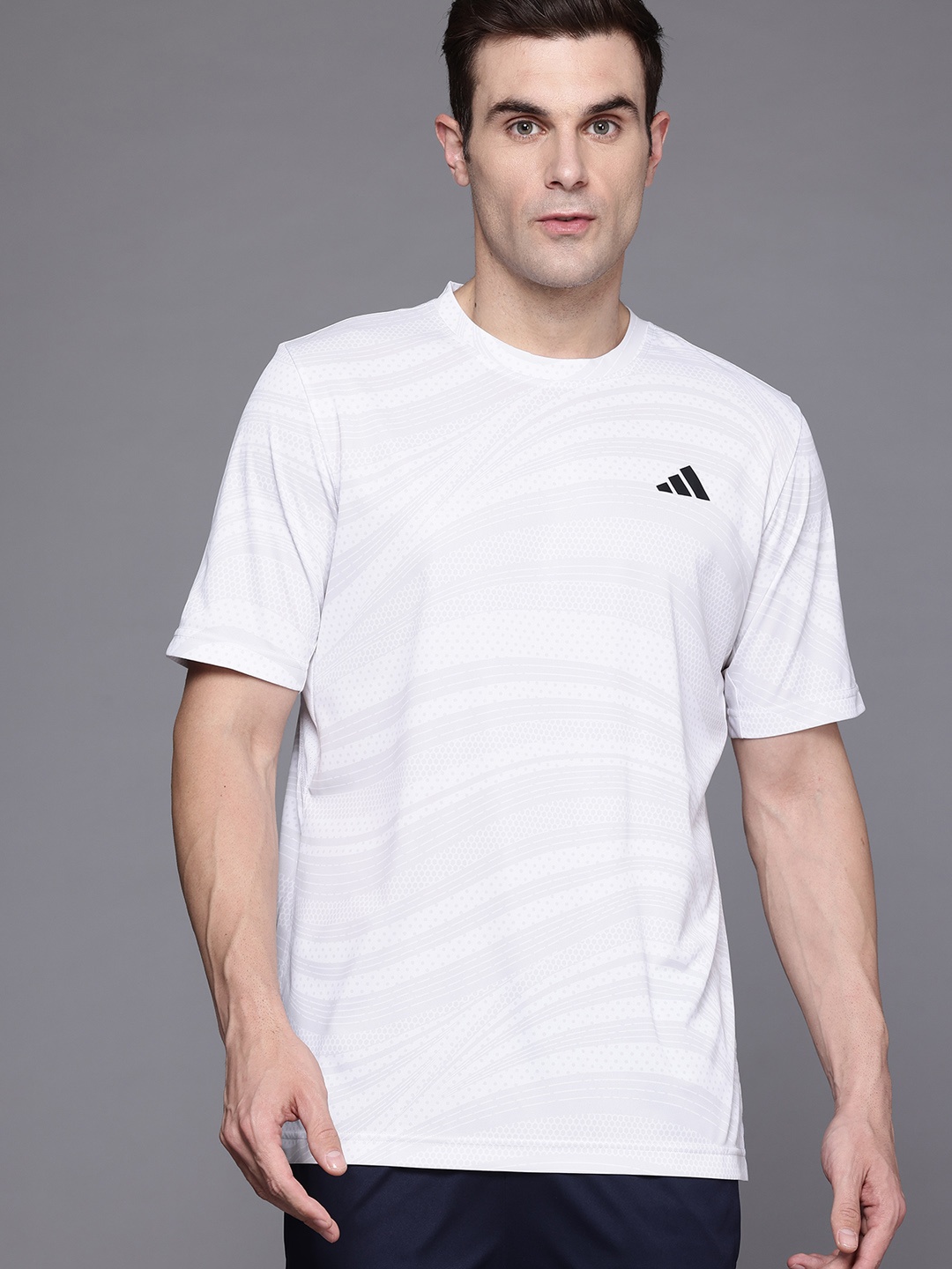 

ADIDAS Men Printed T-shirt, White