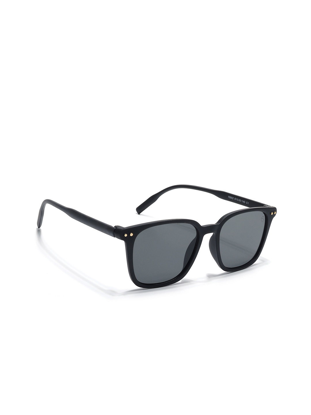 

Eyejack Unisex Square Sunglasses with UV Protected Lens 15902CL1056, Black