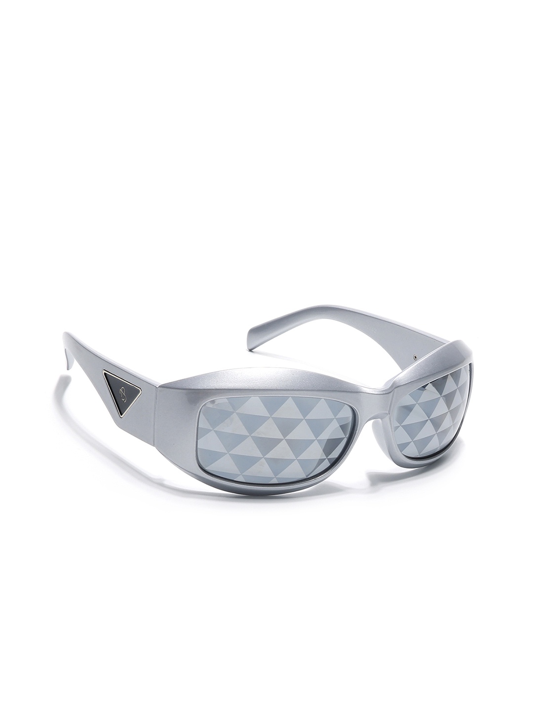 

Eyejack Unisex Sports Sunglasses with UV Protected Lens 98036CL1084, Silver
