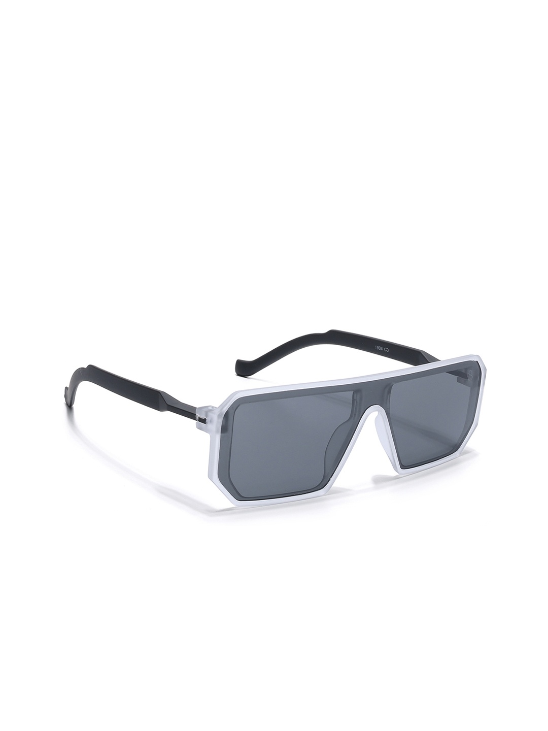 

Eyejack Unisex Square Sunglasses with UV Protected Lens 1904CL1034, Grey