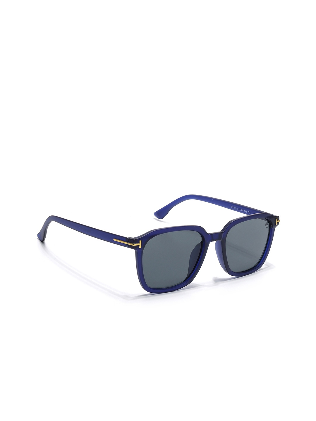 

Eyejack Unisex Square Sunglasses with UV Protected Lens 97109CL1063, Black