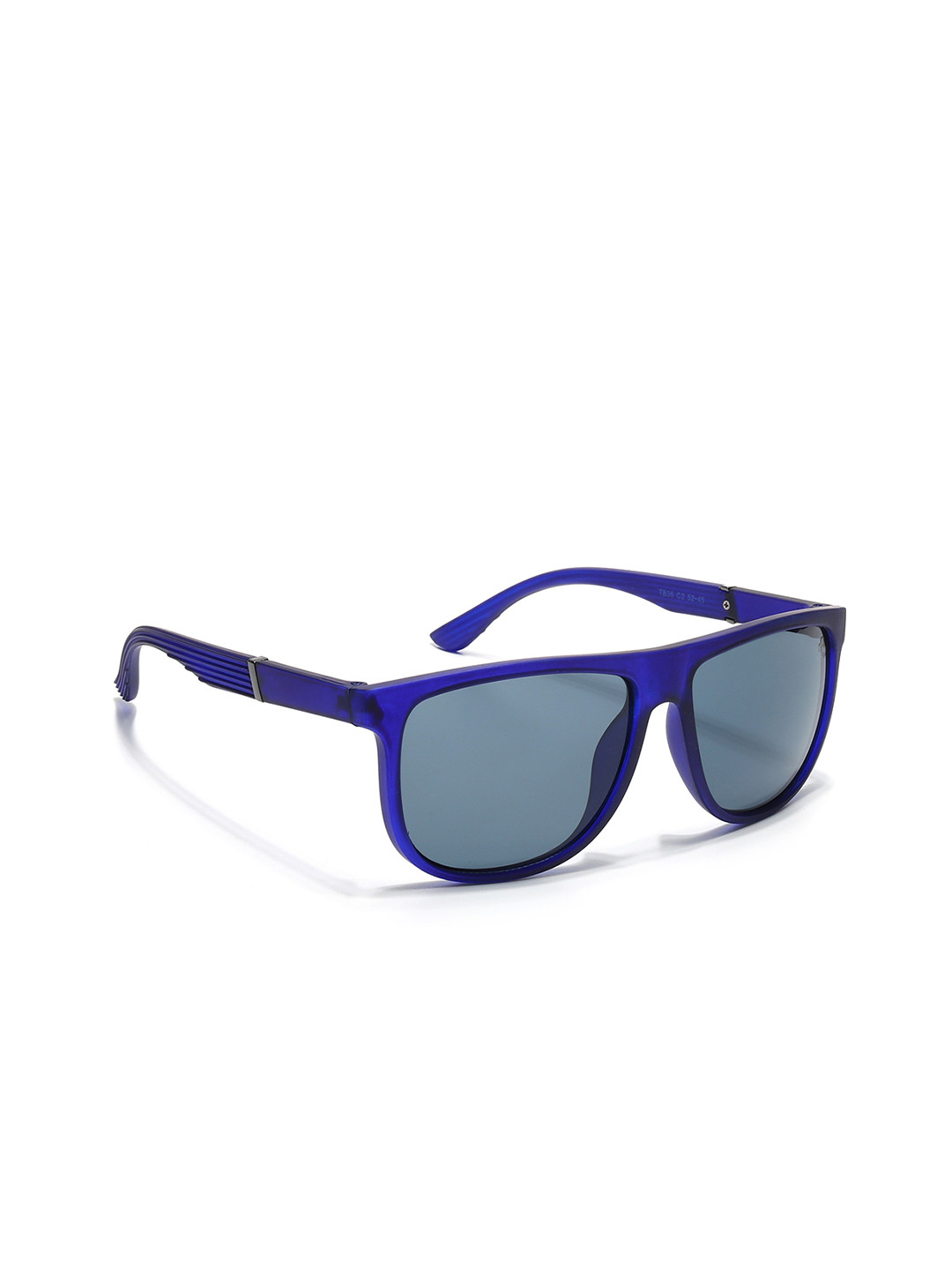 

Eyejack Unisex Wayfarer Sunglasses with UV Protected Lens TB36CL1072, Blue