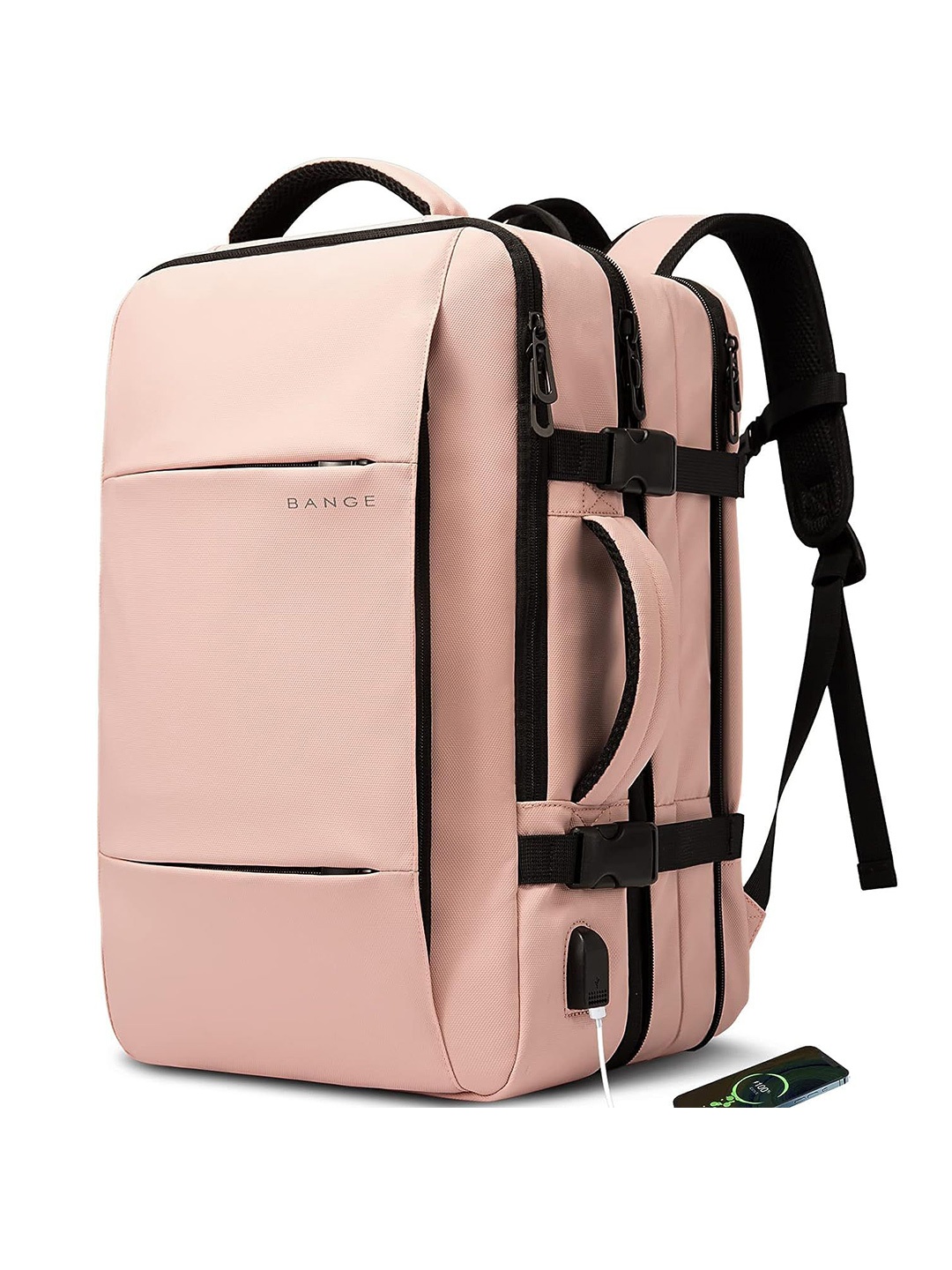 

Red Lemon Unisex 3in1 15.6-inch Backpacks 45L, Pink