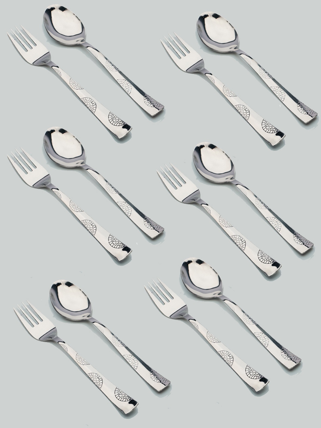 

Parage Silver-Toned 2-Pieces Stainless Steel Cutlery Set