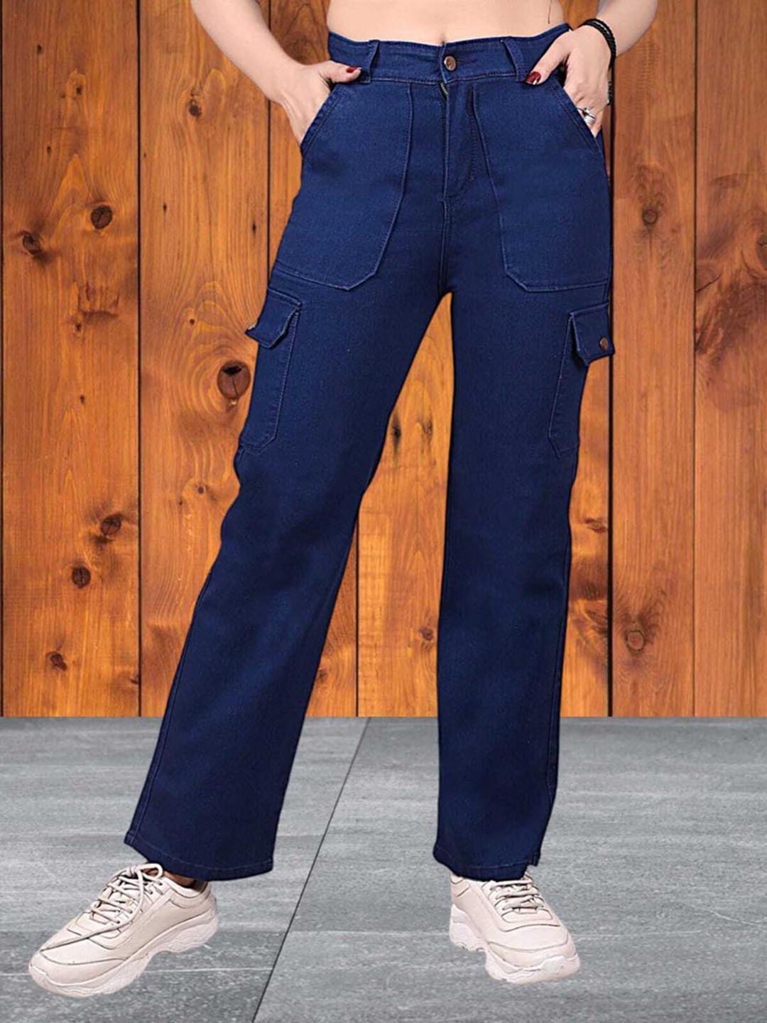 

Hayler Women Stretchable Jeans, Navy blue