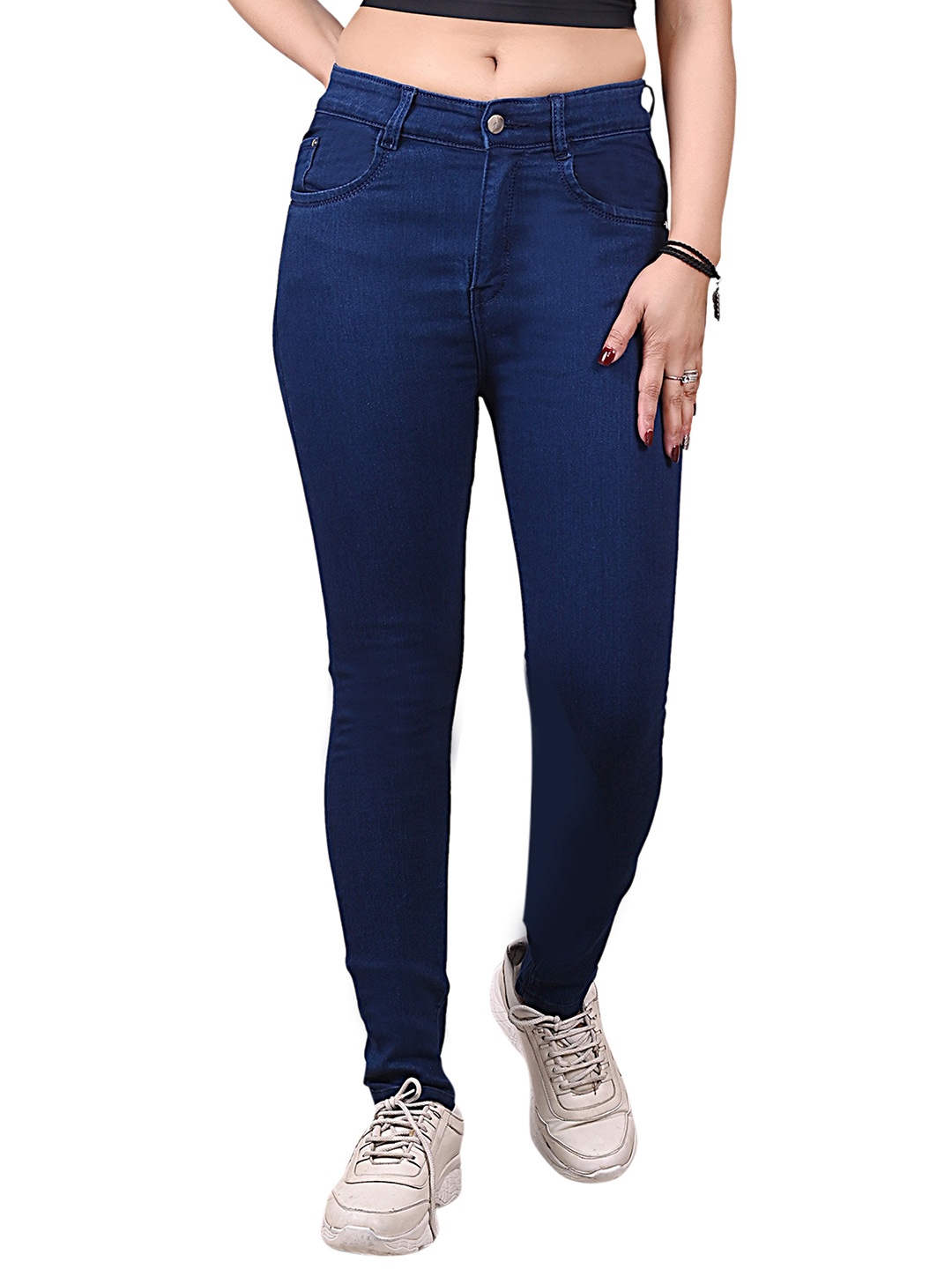 

Hayler Women Skinny Fit Stretchable Jeans, Blue