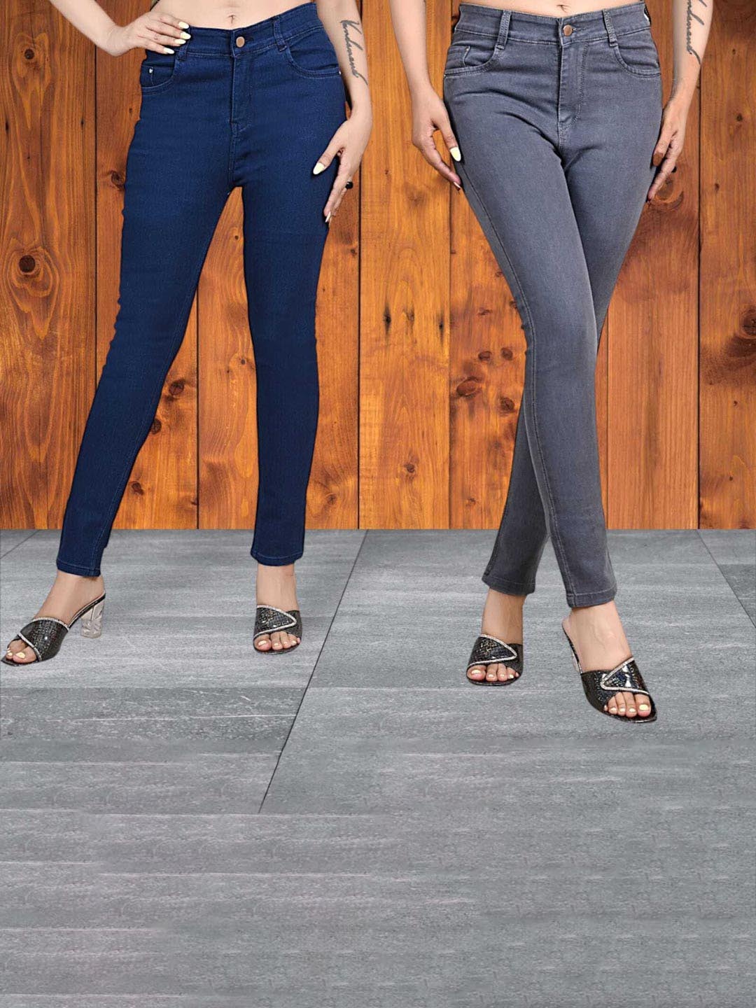 

Hayler Women Stretchable Jeans, Blue