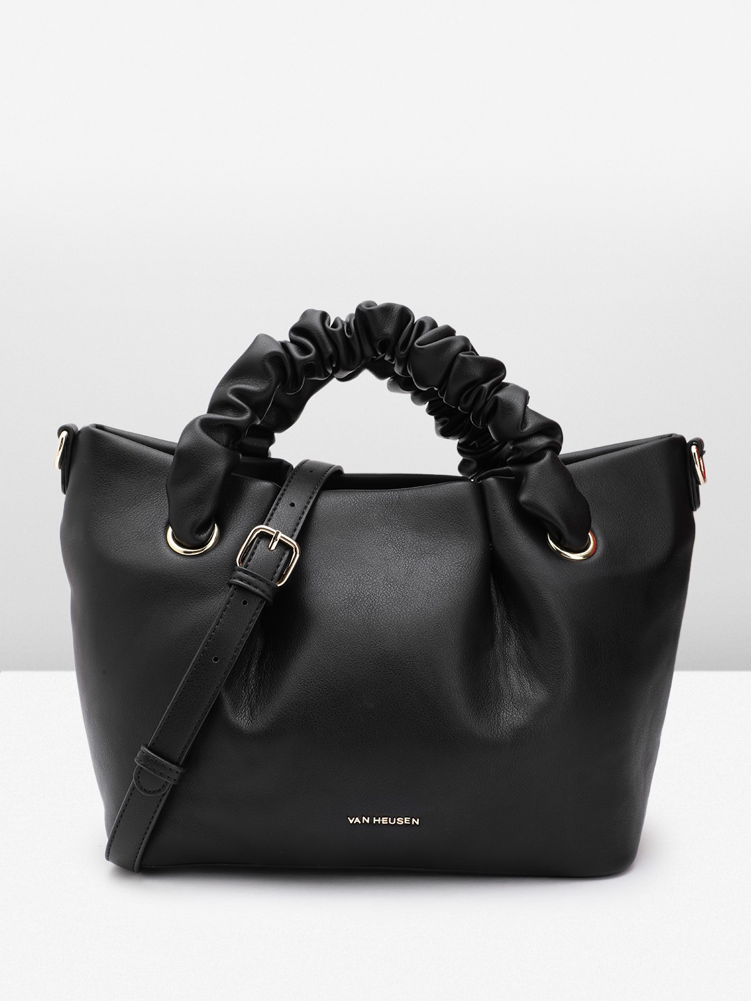 

Van Heusen Structured Handheld Bag, Black