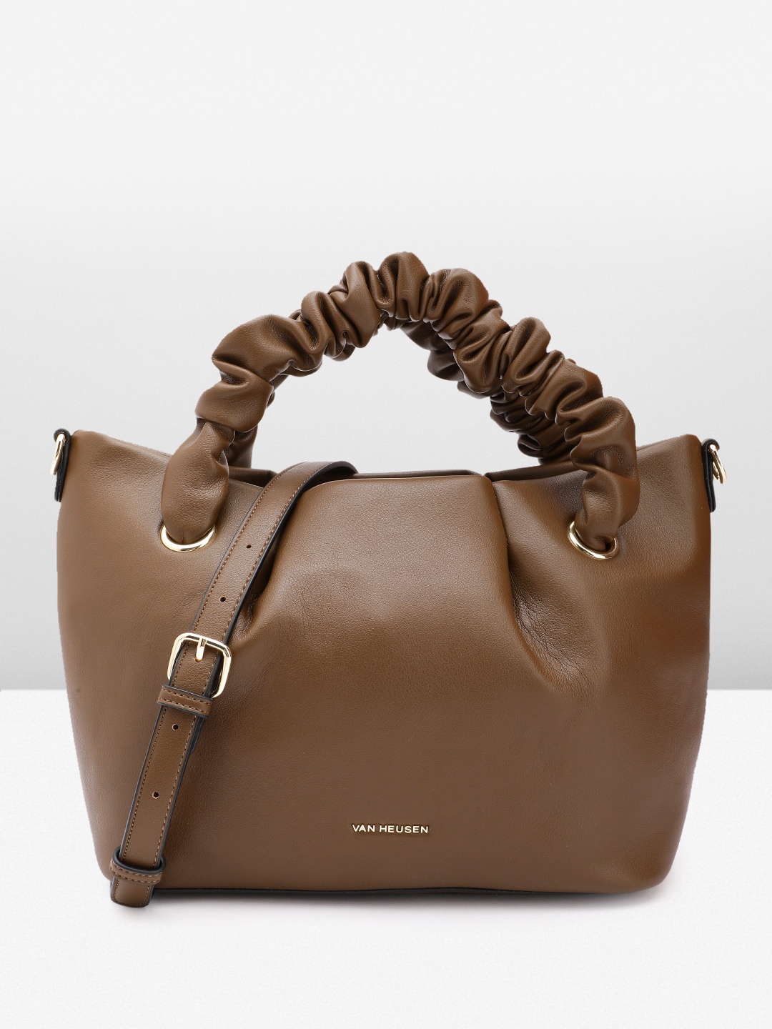 

Van Heusen Structured Handheld Bag, Brown