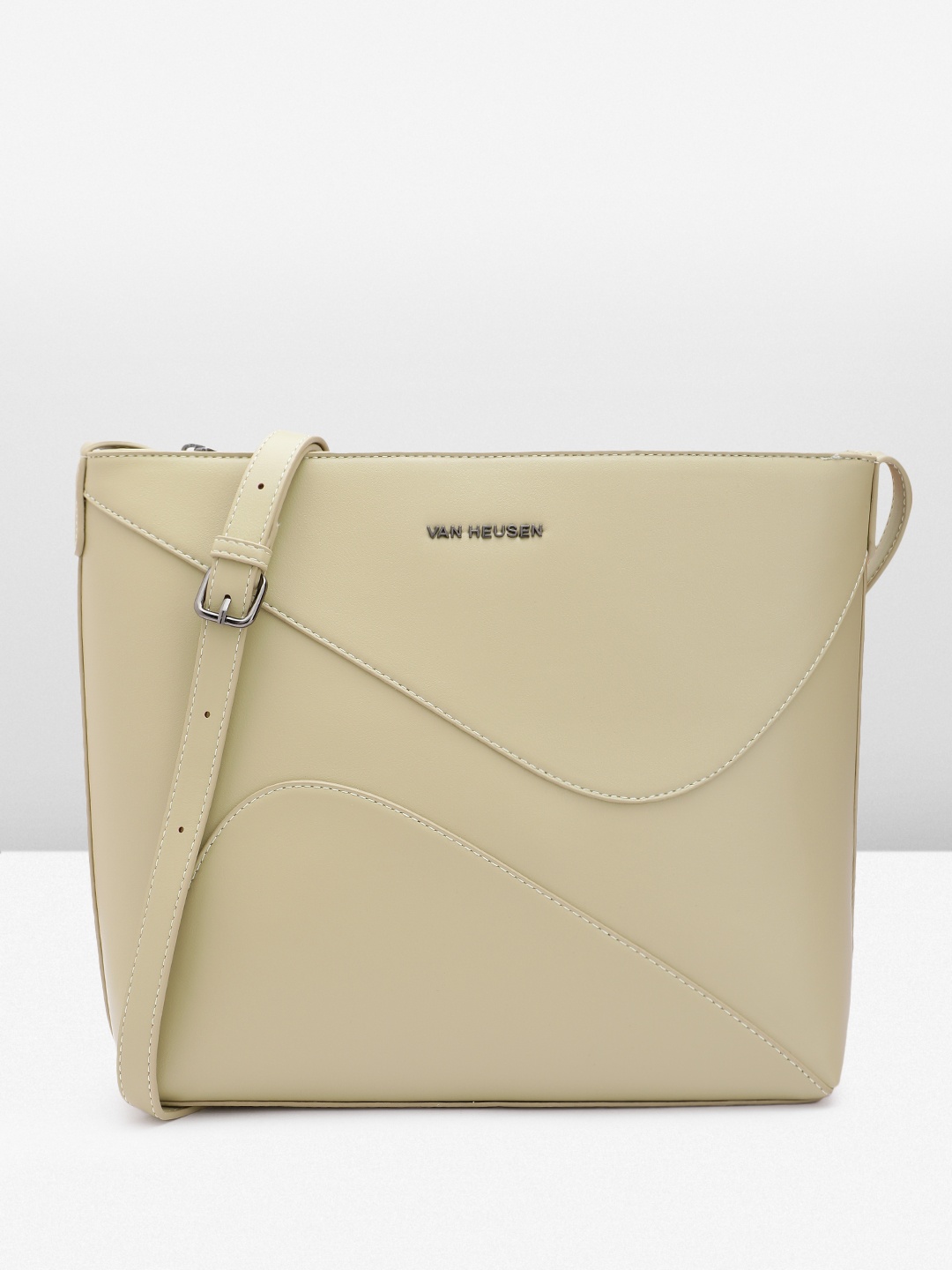 

Van Heusen Structured Sling Bag, Green