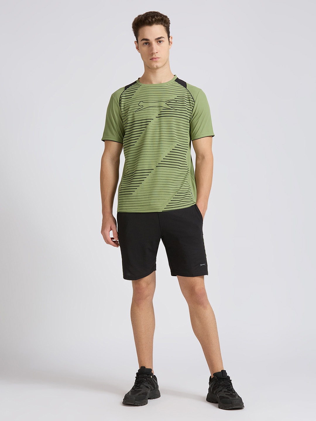 

Black Panther Printed Round Neck T-Shirt With Shorts Co-Ords