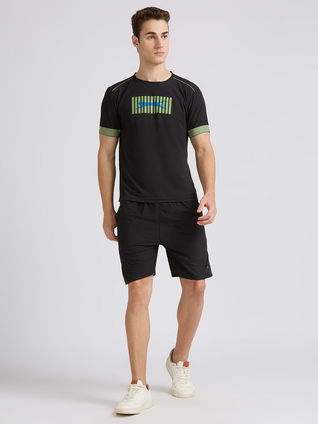 

Black Panther Printed Round Neck T-Shirt With Shorts Co-Ords