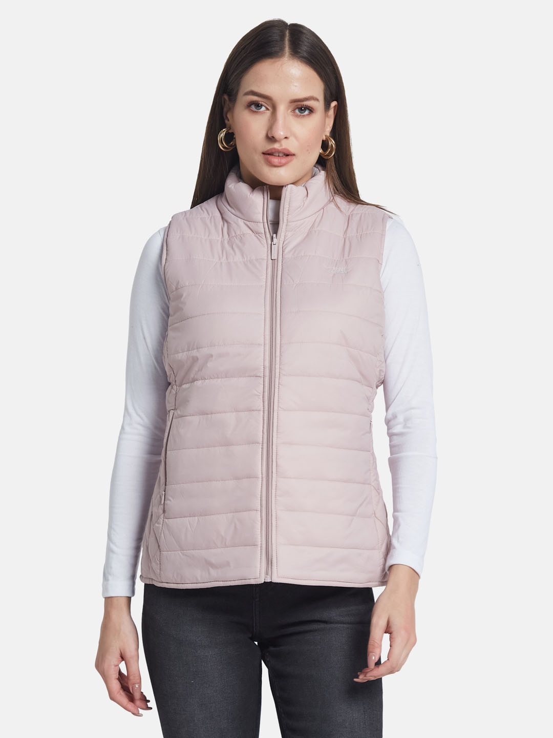 

METTLE Women Puffer Jacket, Pink