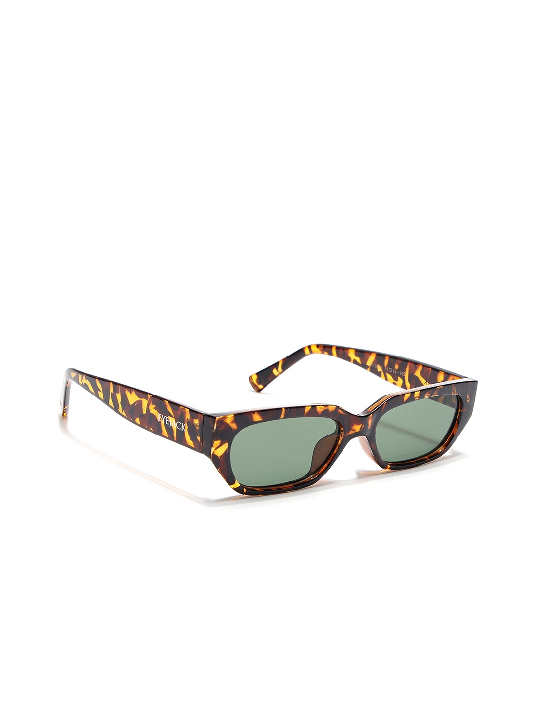

Eyejack Unisex Rectangle Sunglasses with UV Protected Lens 3563CL989-Olive