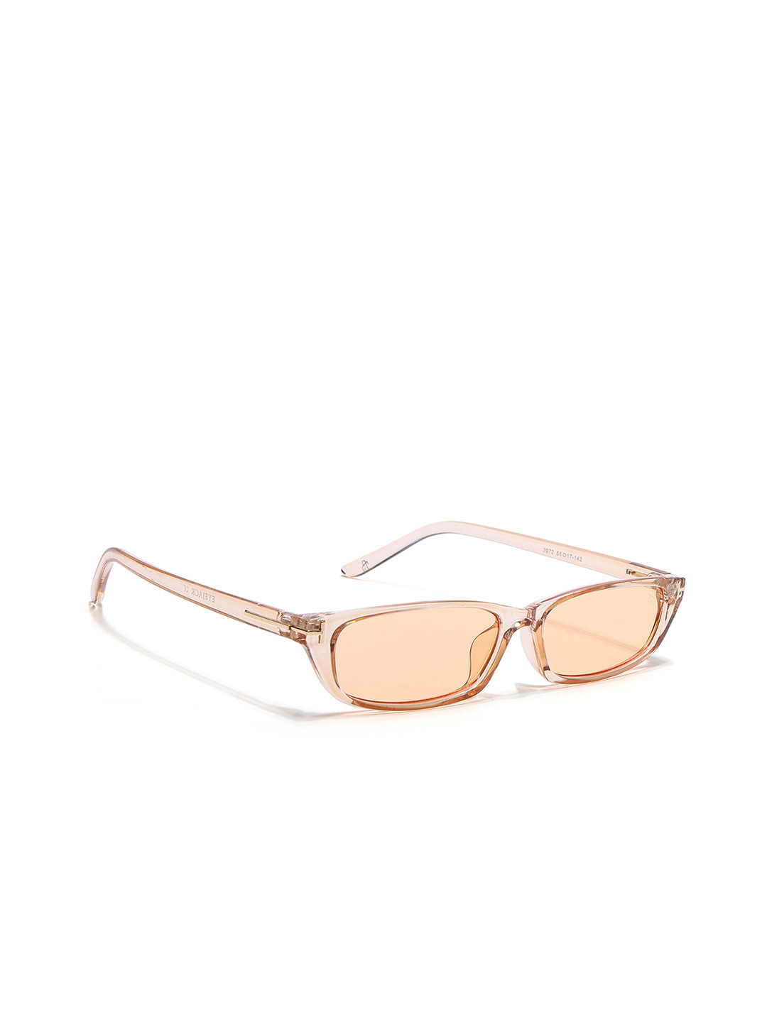 

Eyejack Unisex Rectangle Sunglasses with UV Protected Lens 3972CL1022, Orange