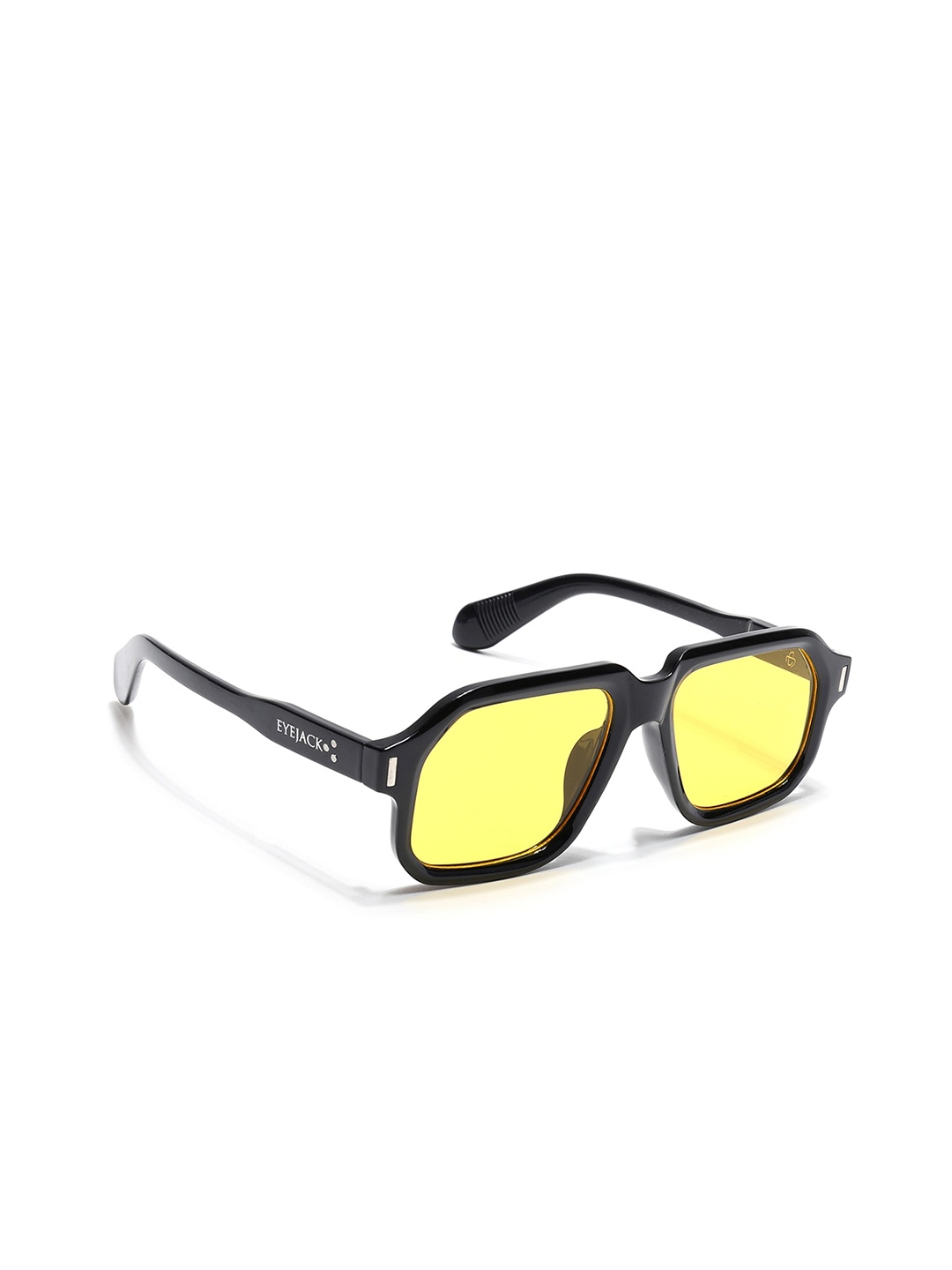 

Eyejack Unisex Aviator Sunglasses with UV Protected Lens 3820CL1010, Yellow