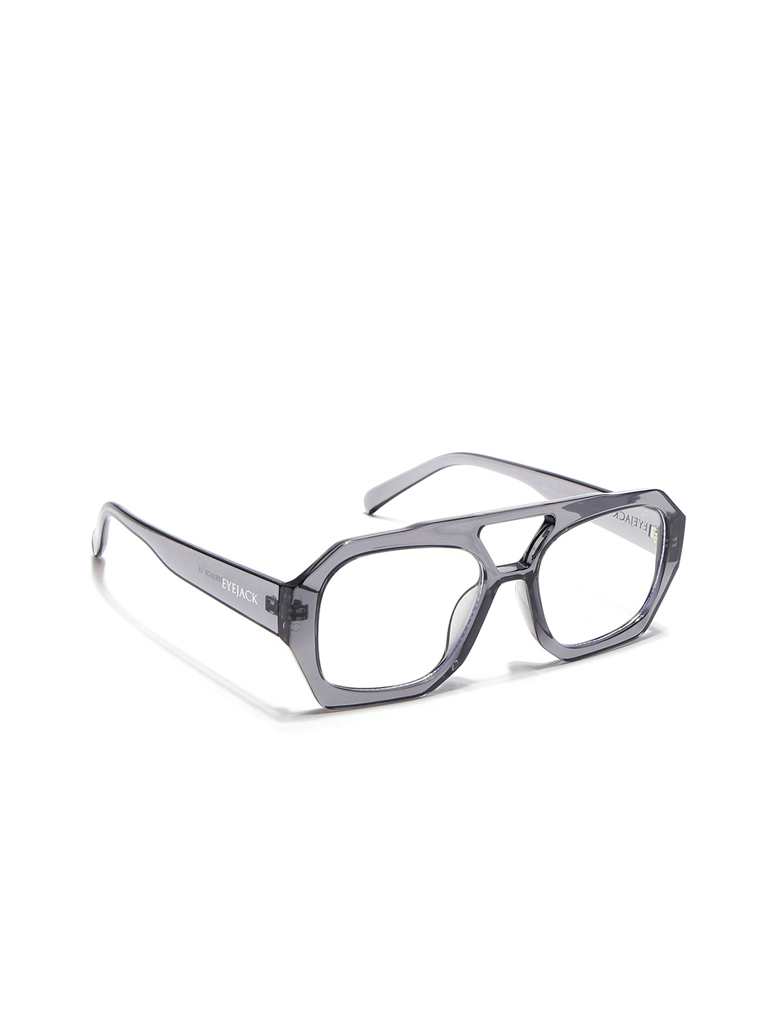 

Eyejack Unisex Round Sunglasses with UV Protected Lens 3761CL1006-Clear, Transparent