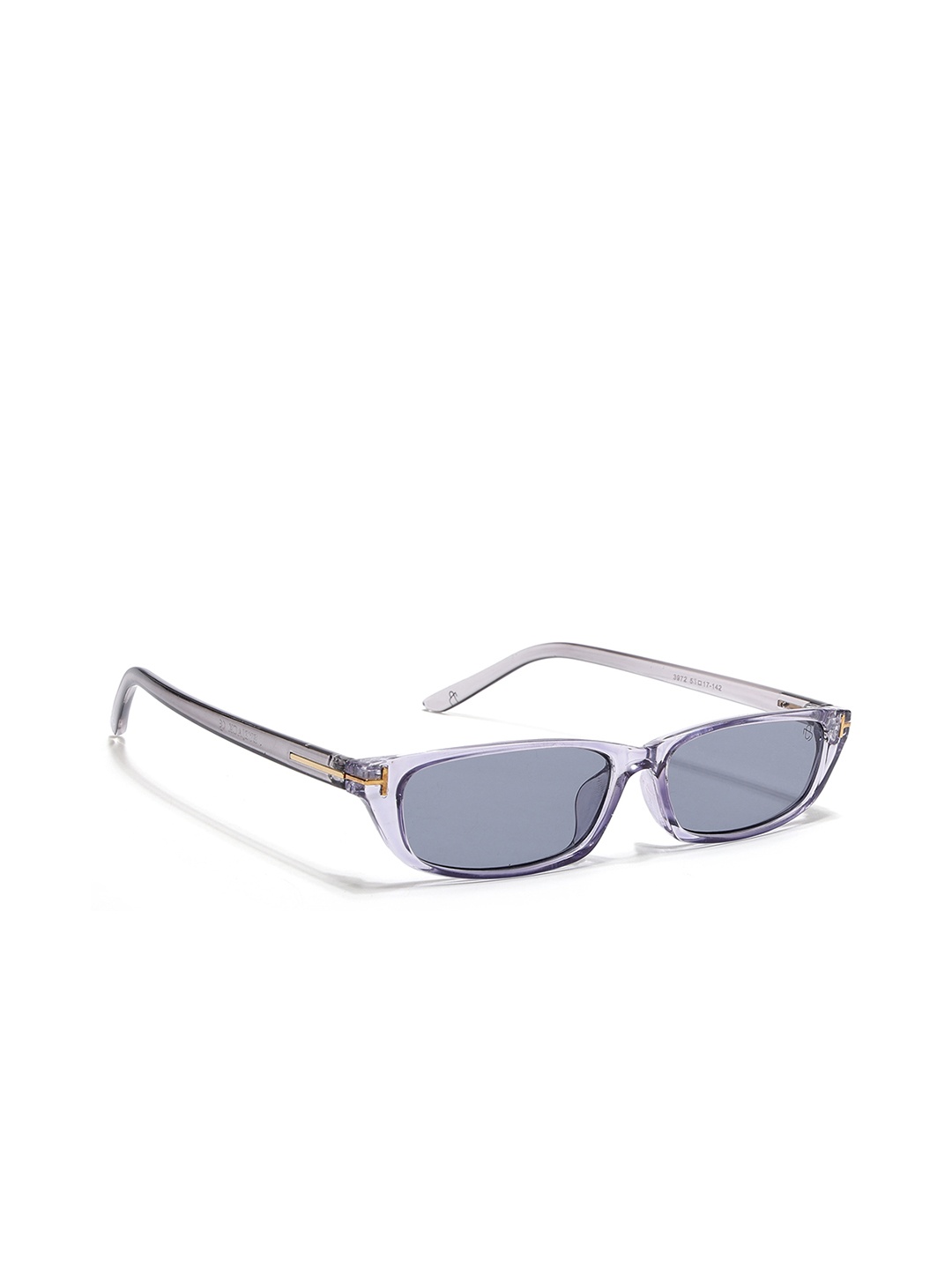 

Eyejack Unisex Rectangle Sunglasses with UV Protected Lens 3972CL1021, Grey