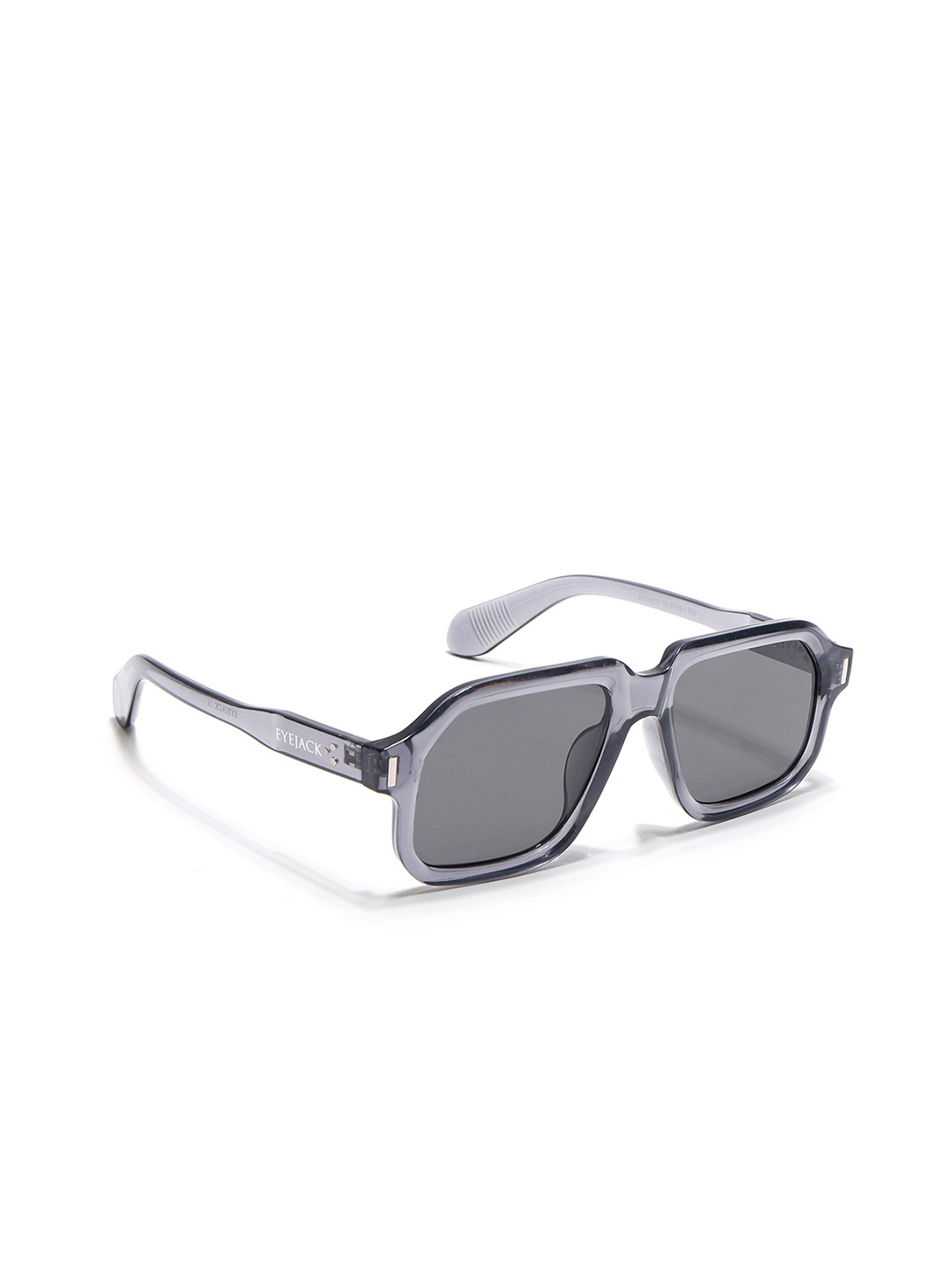 

Eyejack Unisex Aviator Sunglasses with UV Protected Lens 3820CL1011, Grey