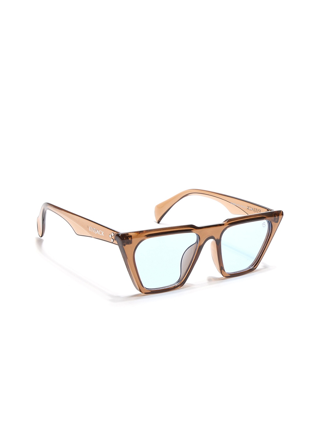 

Eyejack Unisex Cateye Sunglasses With UV Protected Lens 3863CL1019, Blue