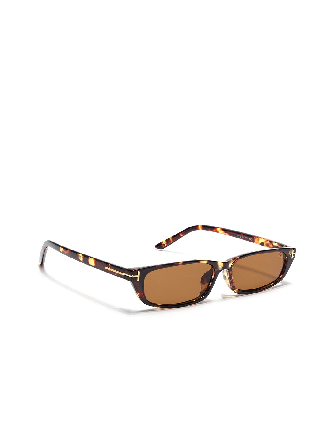

Eyejack Unisex Rectangle Sunglasses with UV Protected Lens 3972CL1025, Brown
