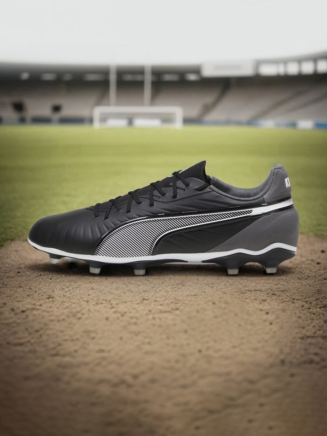 

Puma King Match FG/AG Unisex Football Boots, Black