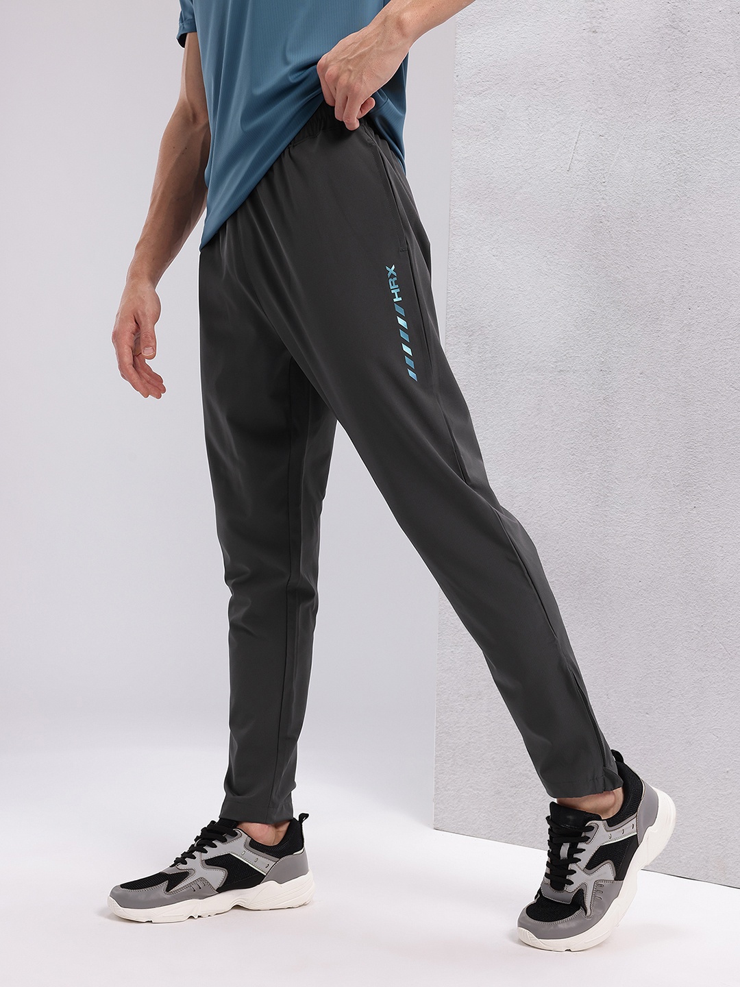 

HRX by Hrithik Roshan Men Rapid-Dry Training Track Pants, Charcoal