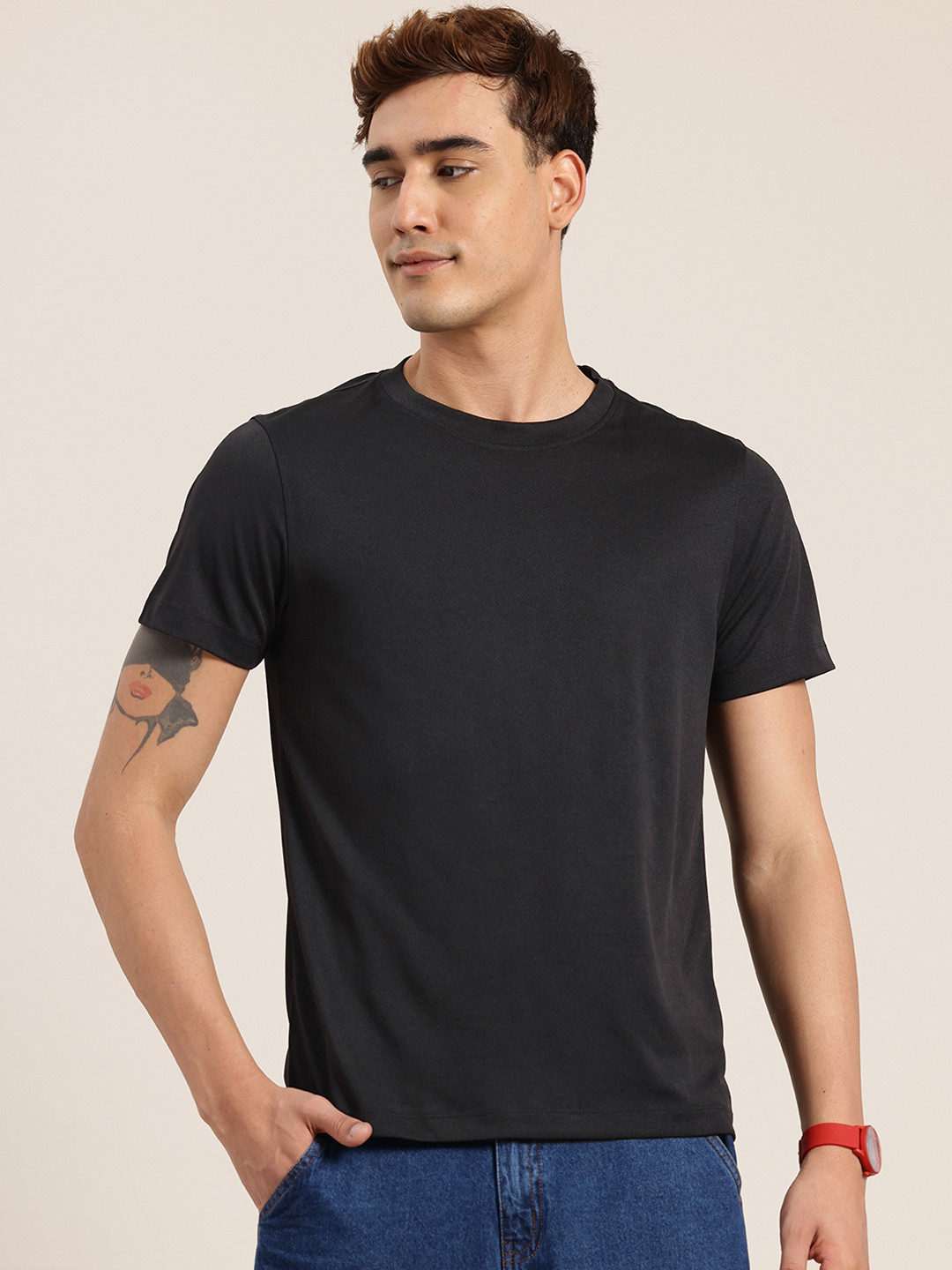 

HERE&NOW Men T-shirt, Black